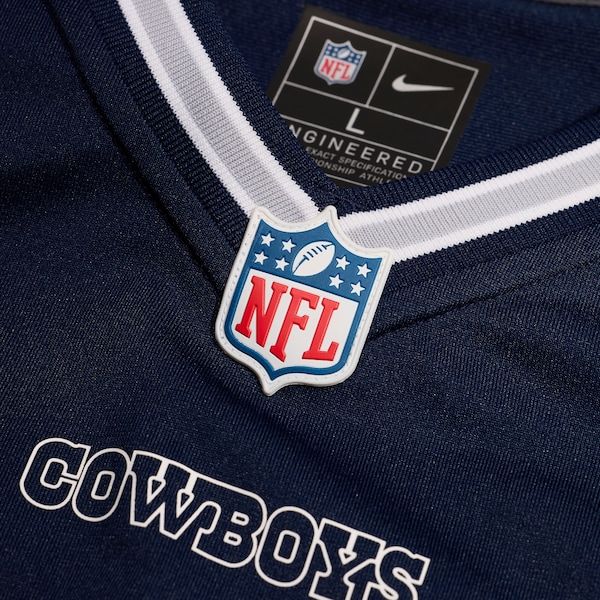 Custom Jake Ferguson Dallas Cowboys Team Game Jersey Navy