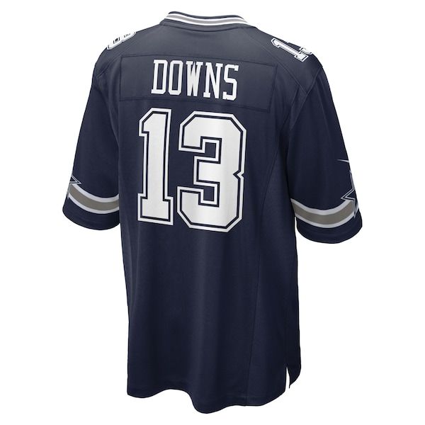 Custom Caleb Downs Dallas Cowboys 2026 NFL Draft First Round Pick No. 11 Game Jersey Navy