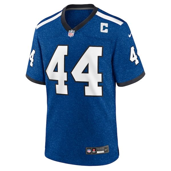 Custom Dallas Clark Indianapolis Colts Alternate Game Jersey Blue