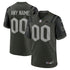 Custom New York Jets 2025 Rivalries Custom Game Jersey Gotham Green