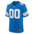 Custom Detroit Lions Custom Game Jersey Blue