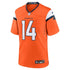 Custom Courtland Sutton Denver Broncos Mile High Collection Game Jersey Orange