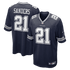 Custom Deion Sanders Dallas Cowboys Team Retired Player Game Jersey Navy