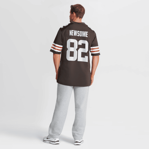 Custom Ozzie Newsome Cleveland Browns Game Retired Player Jersey Brown
