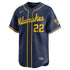 Custom Christian Yelich Milwaukee Brewers Alternate Limited Jersey Navy
