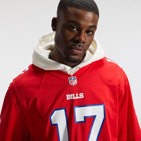 Custom Josh Allen Buffalo Bills Game Jersey Red