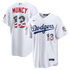 Custom Max Muncy Los Angeles Dodgers 2026 All-Star Edition Stars & Stripes White Stadium Jersey