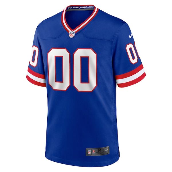 Custom New York Giants Classic Custom Game Jersey Royal