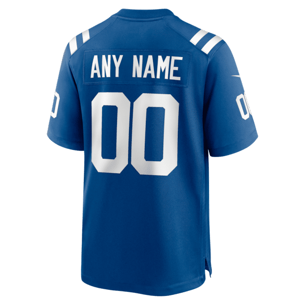 Custom Indianapolis Colts Custom Game Jersey Royal