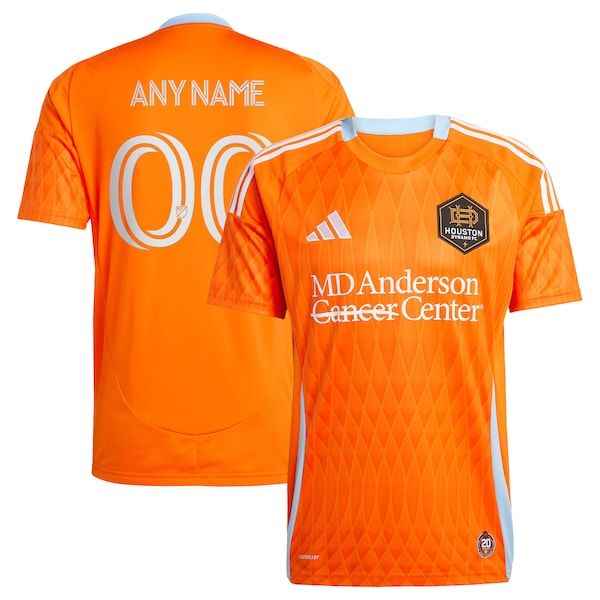 Customized Houston Dynamo FC 2025 Season 20 Replica Custom Jersey Orange