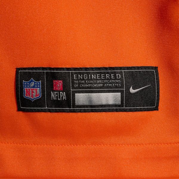 Custom RJ Harvey Denver Broncos Game Jersey Orange
