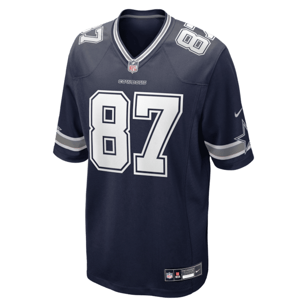 Custom Jake Ferguson Dallas Cowboys Team Game Jersey Navy