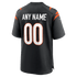Custom Cincinnati Bengals Custom Game Jersey Black