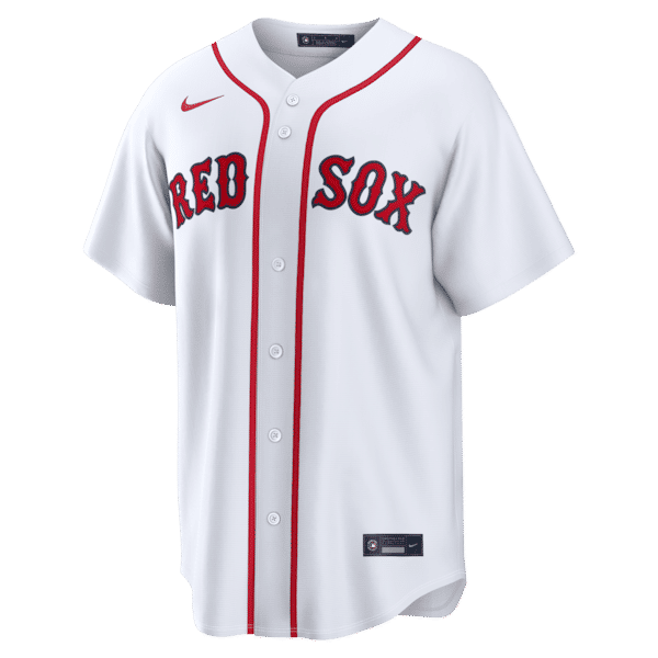 Custom Boston Red Sox Home Replica Custom Jersey White