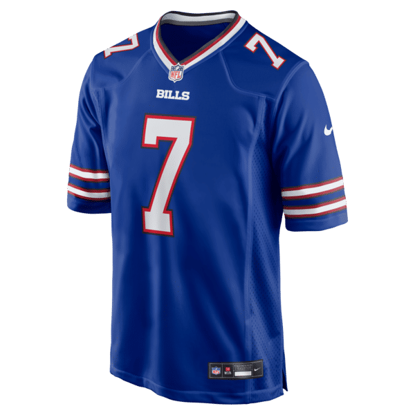 Custom Doug Flutie Buffalo Bills Game Retired Player Jersey Royal