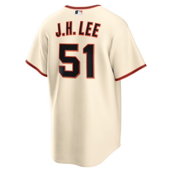Custom Jung Hoo Lee San Francisco Giants Home Replica Jersey Cream