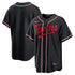 Custom Minnesota Twins Fashion Replica Black Out Jersey