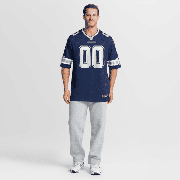 Custom Dallas Cowboys Custom Game Jersey Navy