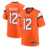 Custom RJ Harvey Denver Broncos Game Jersey Orange