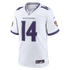 Custom Kyle Hamilton Baltimore Ravens Game Jersey White