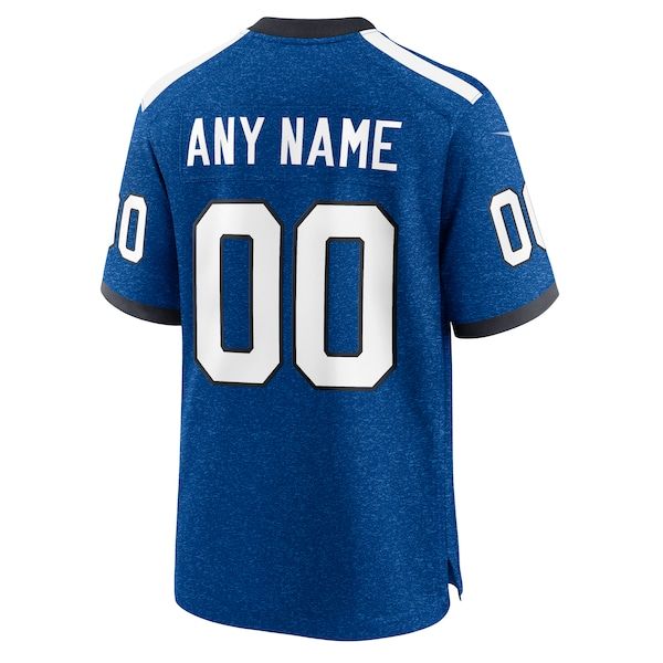 Custom Indianapolis Colts Alternate Custom Game Jersey Blue