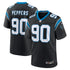 Custom Julius Peppers Carolina Panthers Game Jersey Black