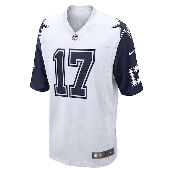 Custom Brandon Aubrey Dallas Cowboys Alternate Game Jersey White