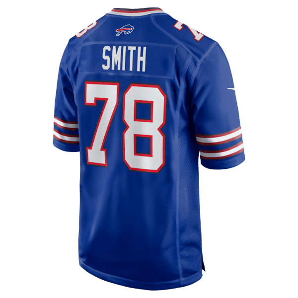 Custom Bruce Smith Buffalo Bills Game Retired Player Jersey Royal