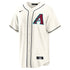Custom Arizona Diamondbacks Home Custom Replica Jersey Cream