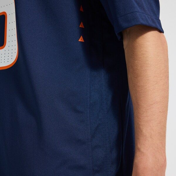 Custom Nik Bonitto Denver Broncos Alternate Game Jersey Navy