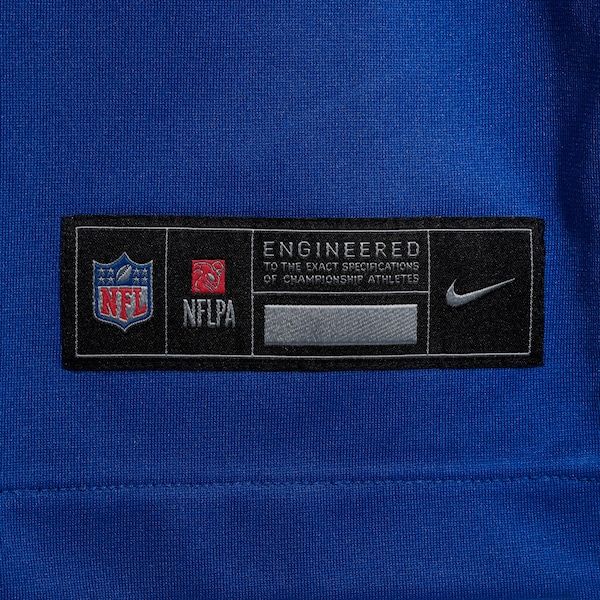 Custom Jaxson Dart New York Giants Alternate 2 Classic Game Jersey Royal