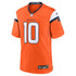 Custom Bo Nix Denver Broncos Game Jersey Orange