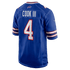 Custom James Cook III Buffalo Bills Game Jersey Royal