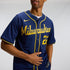 Custom Christian Yelich Milwaukee Brewers Alternate Limited Jersey Navy