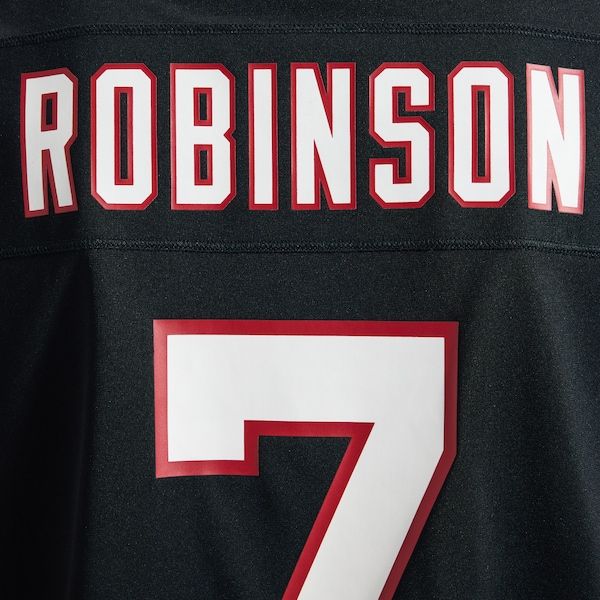 Custom Bijan Robinson Atlanta Falcons Game Jersey Black