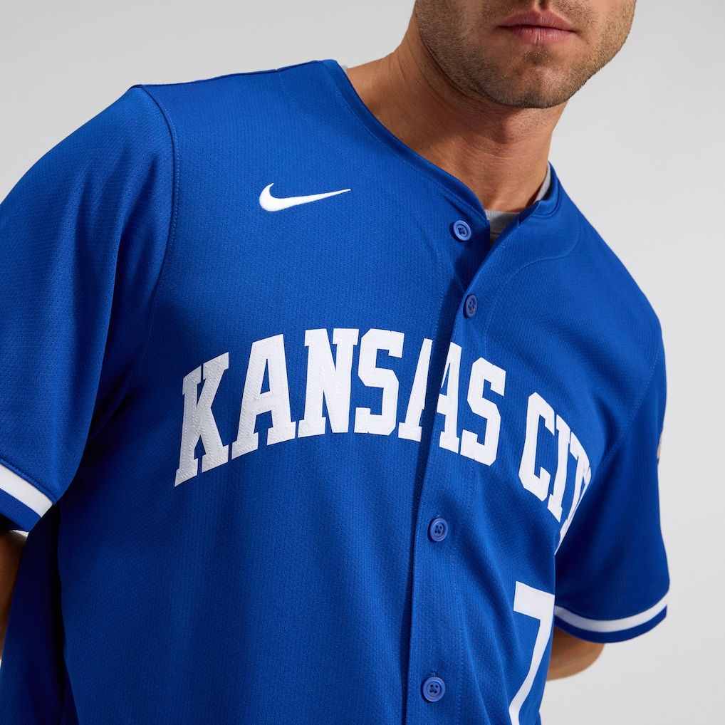 Custom Bobby Witt Jr. Kansas City Royals Alternate 2 Limited Player Jersey Royal