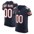 Custom Chicago Bears Vapor F.U.S.E. Elite Custom Jersey Navy