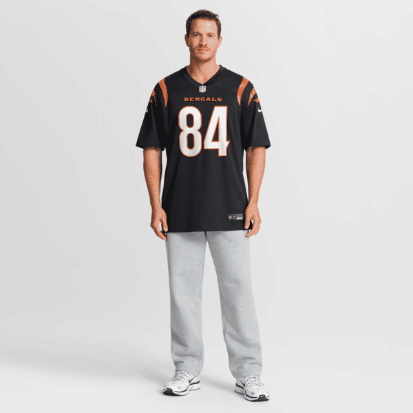 Custom T. J. Houshmandzadeh Cincinnati Bengals Team Retired Player Game Jersey Black