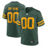 Custom Green Bay Packers Alternate Custom Jersey Green