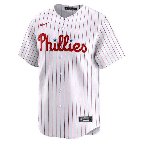 Custom Philadelphia Phillies Home Limited Pick-A-Player Retired Roster Jersey White