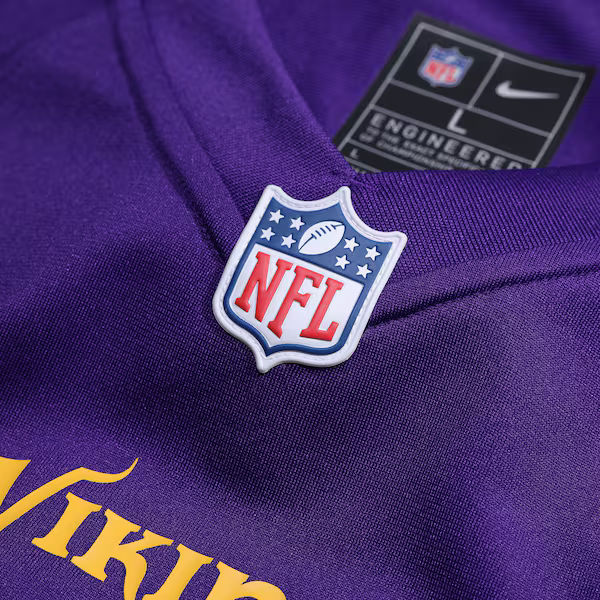 Custom Adrian Peterson Minnesota Vikings Game Jersey Purple