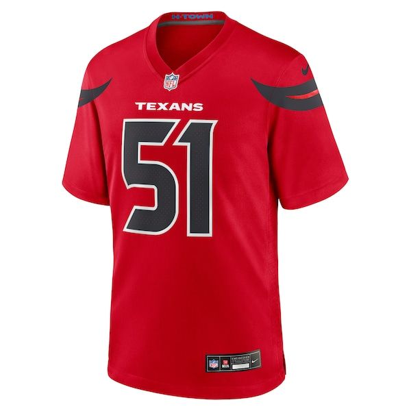 Custom Will Anderson Jr. Houston Texans Alternate Game Jersey Red