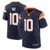 Custom Bo Nix Denver Broncos Alternate Game Jersey Navy