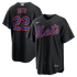 Custom Juan Soto New York Mets Alternate Replica Jersey Black
