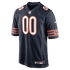 Custom Chicago Bears Custom Game Jersey Navy