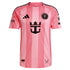 Jerseys Teams Lionel Messi Inter Miami jersey 2025 in pink with black logos and stripes