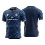 JerseySteams Hyper-Flux Performance Jersey - Deep Blue/Electric Tech - Men's Athletic Fit